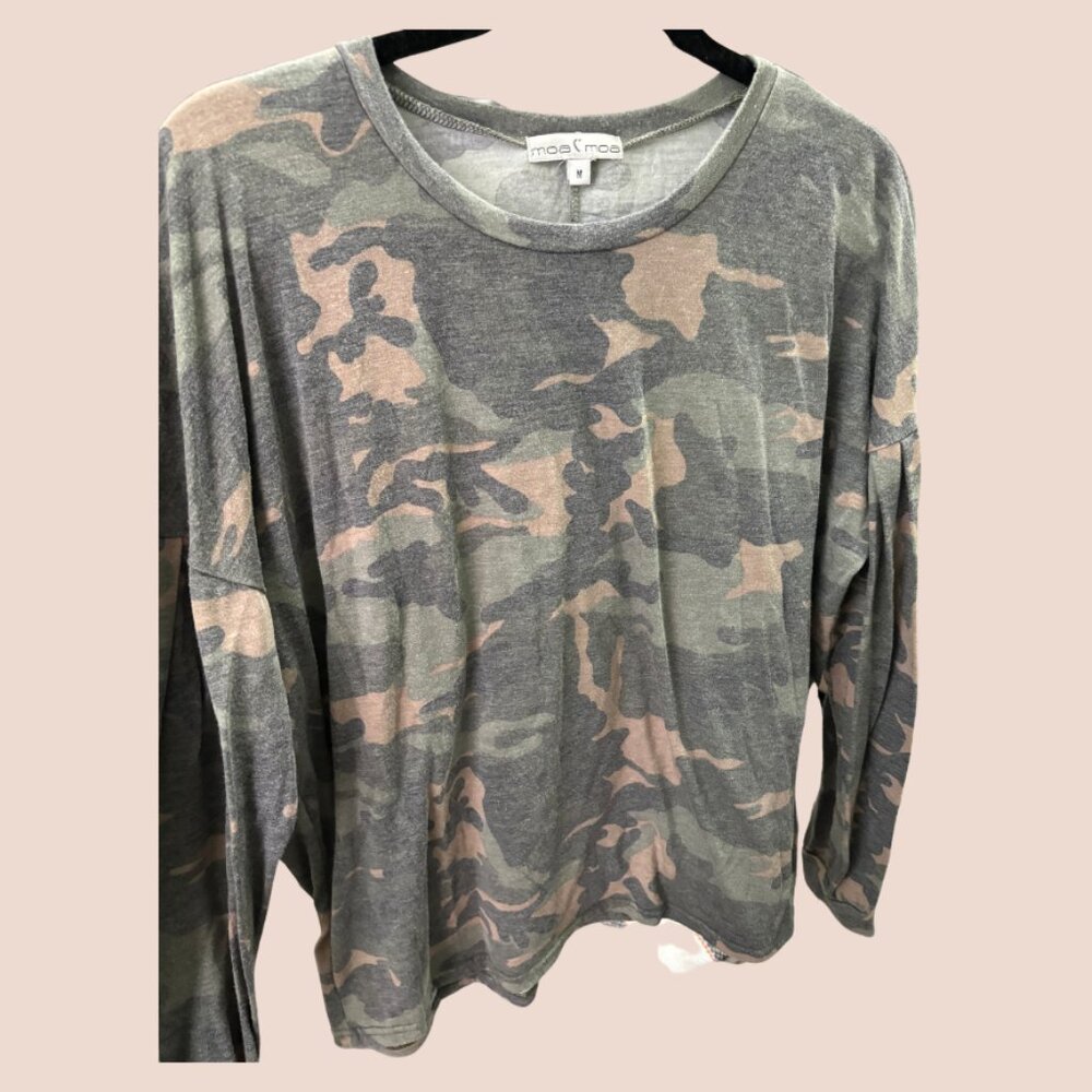 Moa Moa Camo Long Sleeve Shirt